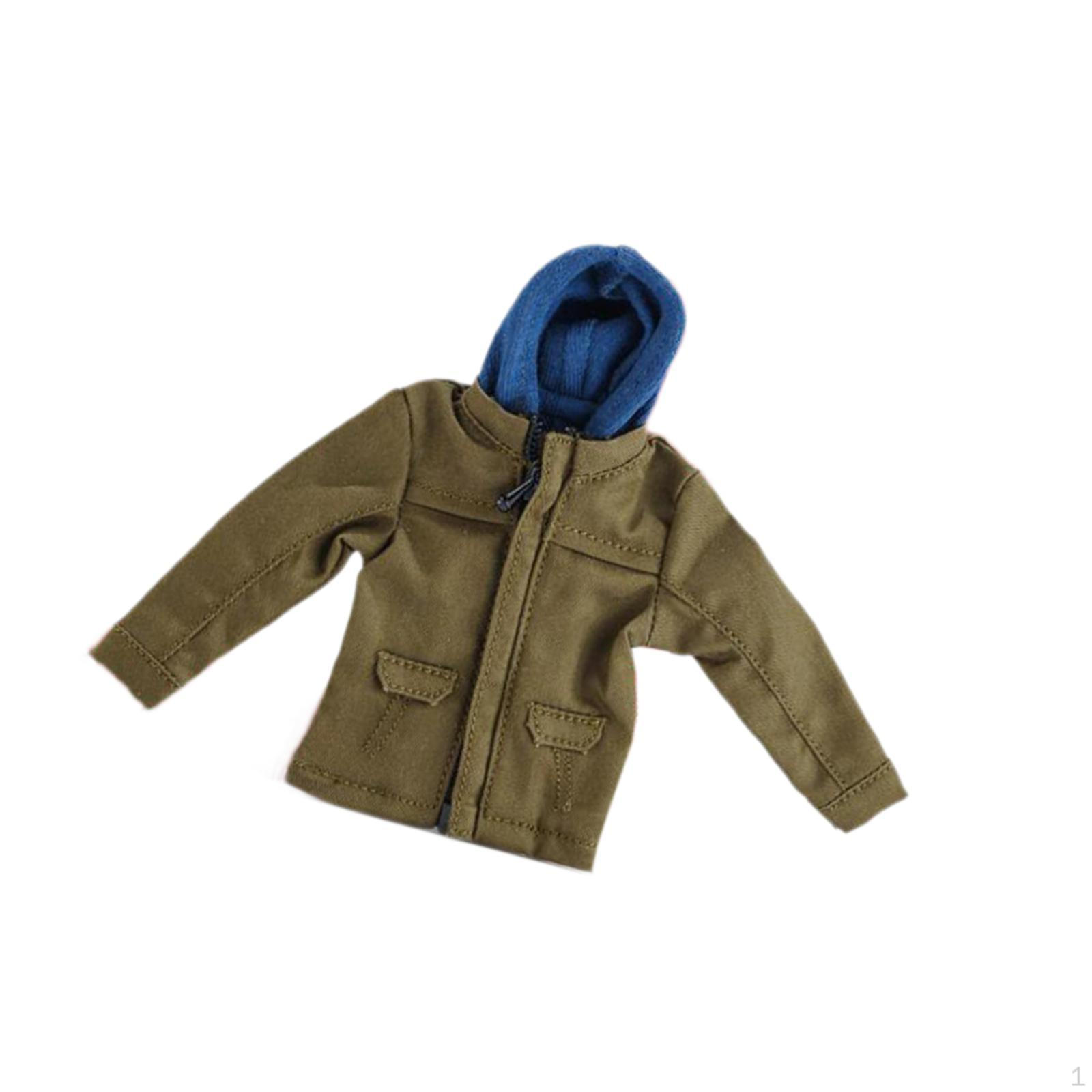 

Куртка для фигурки 1/12, Миниатюрная одежда, Одежда, Коллекционные аксессуары, Ручная работа зелёный