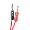 Power Plug to Alligator Clip Cable Double Alligator Clips Power Test Cable 2 Plugs to 2 Clips Cable Length 1M