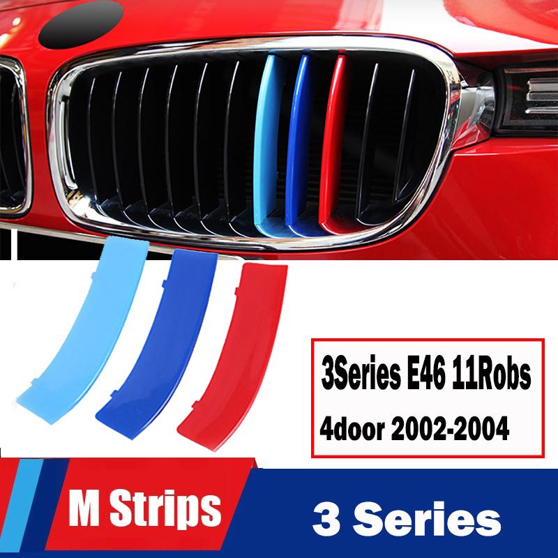 MLKK4 M Power Front Grille Trim Strips For BMW X1 X2 X3 X4 X5 X6 X7 F48 F49 E84 F39 F25 F26 G01 G02 F15 E70 G05 F16 E71 E72 G07 Z4 E89