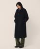 Kiimuir [Wool 80] Woolrich Balmacaan Robe Coat_Black