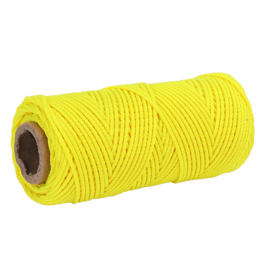 Tauchspule Leinenersatz Verschleißfest Unterwasser Finger-Spule Rolle Runde Leine Fluoreszierend Gelb 46m 50,3yd
