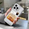 Iced American Coffee for iPhone17pormax Mobile Phone Case Apple 16Pro Soft Case 15 Transparent 13/14