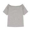 Summer Strapless T-shirt Women Sexy Fashion Crop Top Retro T-shirt