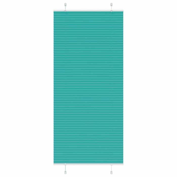 VidaXL Store Plissé Petrol Green 100x200cm Fabric Width 99.4 Cm, Window Pleated Blind, Accordion Blind, Pleated Blind 4015415