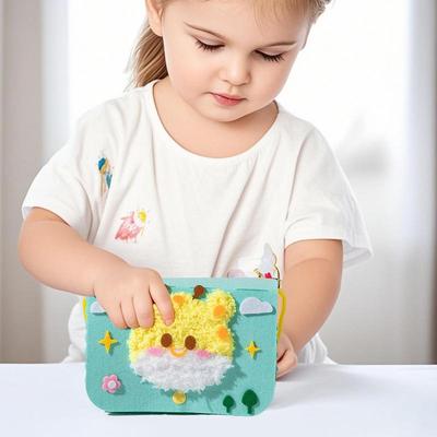 Embroidery Kit Portable Embroidery Shoulder Bags Learn To Sew Toys Sew Your Own Products Beginner Crossstitching Kits For Home