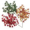 Artificial Japanese Maple Leaves - 7-Lobed Red Maple Tree Decoration