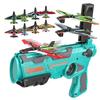 Outdoor Airplane Launcher Toys For Boys Catapult Gun Foam Glider Flying Plane Toy Summer Game Gifts For Kids Novelty & Gag Toys