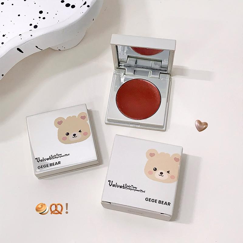 GEGE BEAR Velvet Feels Tipsy Mehrzweck-Schlamm-Rouge