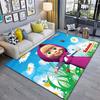 Russian animation Masha and the Bear Fairy Tale Cartoon Carpet Soft Home Living Room Bedroom Door Mat Outdoor Picnic Ground Mat rug T8