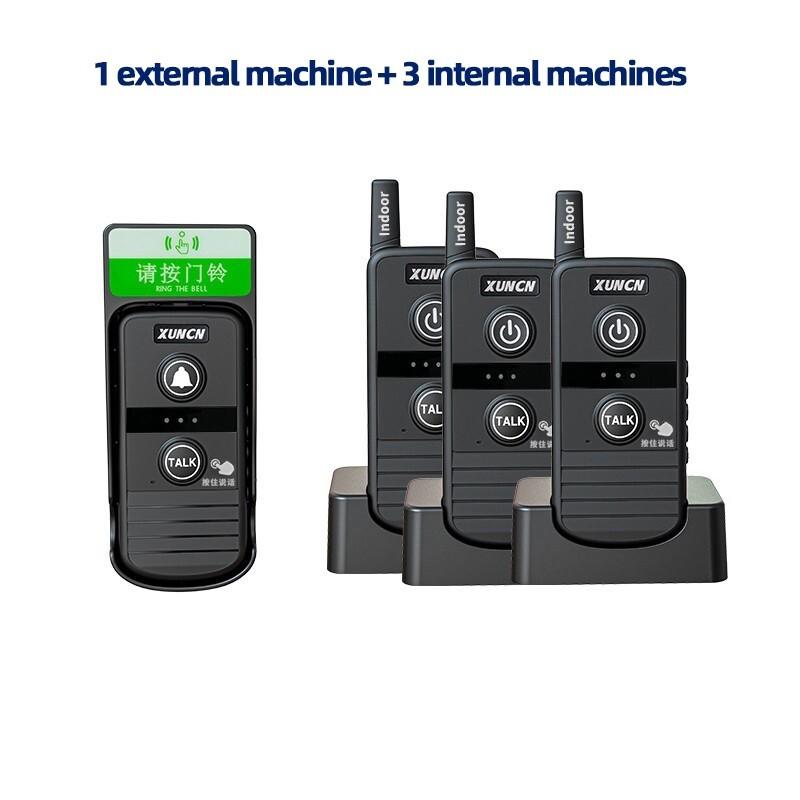 3000M 3 Volume Levels Door Chime Kit Long Range Wireless Doorbell Two-way Communication Home Office Wireless Intercom System