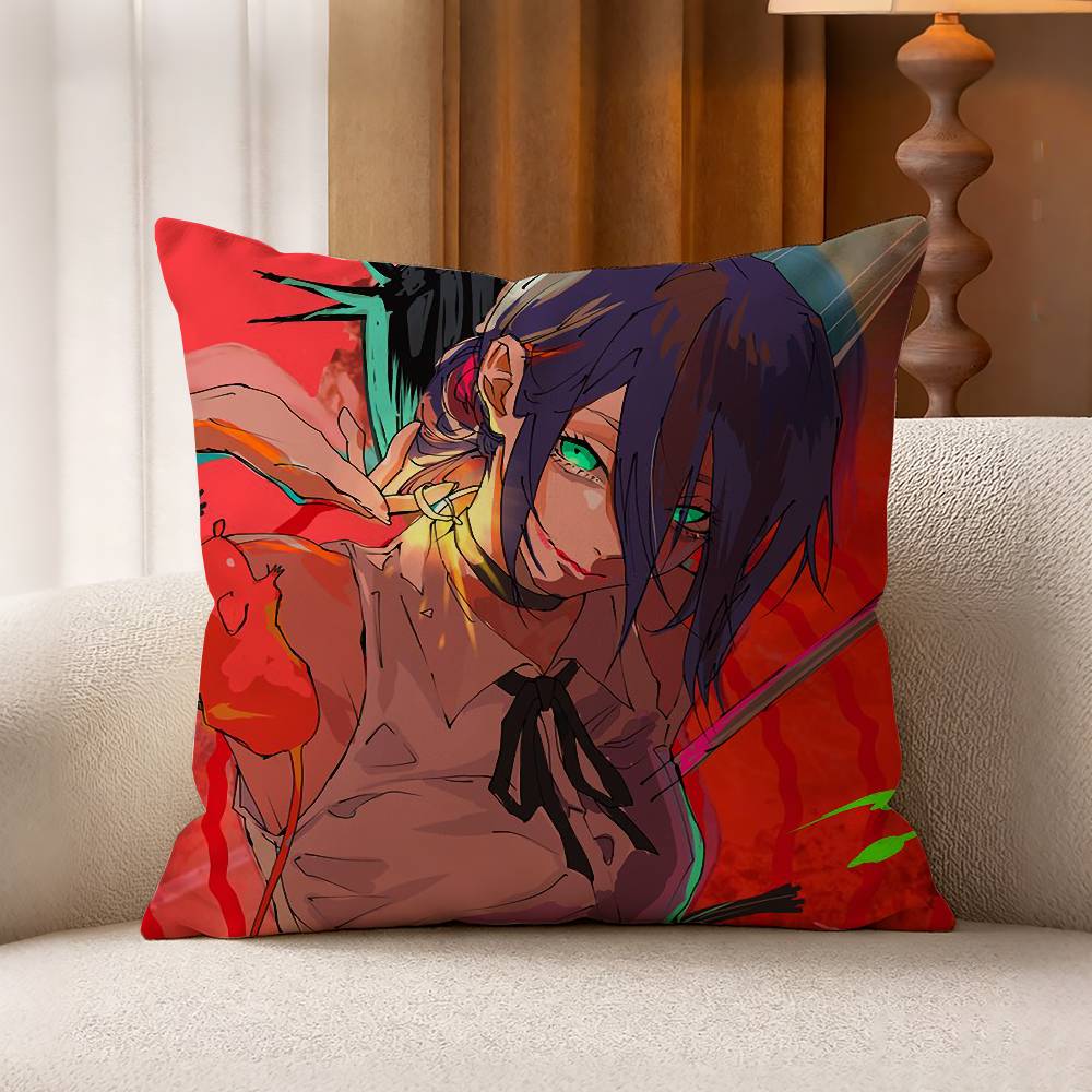 CChainsaw Man The Movie rReze Arc Pillow Case for Sofa Living Room Home office Decor Protective Cover