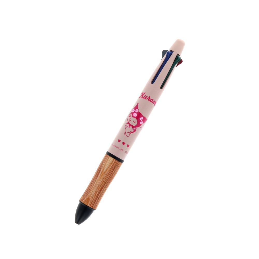 Stationery My Melody Sanrio Characters Goods Ballpoint Pen and Mechanical Pencil Grip Kuromi S4659430 Sun-Star Multi-color Dr. 4+1