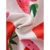 Girl Dress Summer New Arrival Fashion Children Strawberry Short Sleeve Princess Dress Western Style Kids' Skirt 0-8 Years Old 9