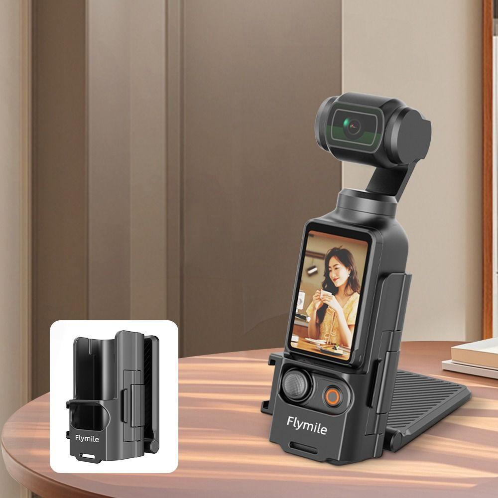 

Adjustable Desktop Base Stand Durable Mount Holder for DJI Osmo Pocket 3 Action Camera Accessories чорний