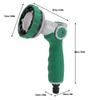 Garden Hose Nozzle 6 Spray Modes Ergonomic Grip High Pressure Water Hose Sprayer For Washing Car Watering Flowers