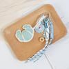 New Croissant Pendant Fashion Braided Rope Bag Pendant Creative Diy Luggage Pendant Pu Leather Bread Keychain Gift Accessories