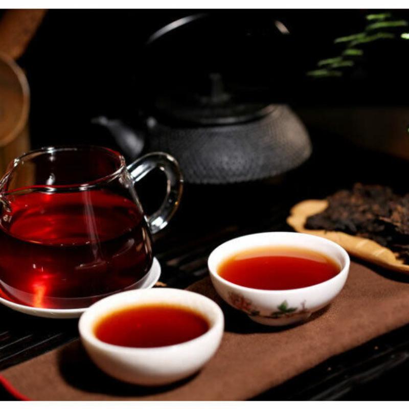 Menghai Heaven Earth Bulang Ageed Rhythm Pu-erh Tea Cake 2015 357g Zralý čaj Puer