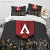 A-Apex Legends Game Gamer Cartoon Bedding Set Bedroom Soft Modern Bedspreads Comefortable Duvet Cover Quilt Cover And Pillowcase