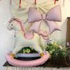 Schaukelpferd Schaukelpferd Ballon Koreanischer Stil Folienpferd Ballon 3D Pferd Ballon Baby Geburtstag