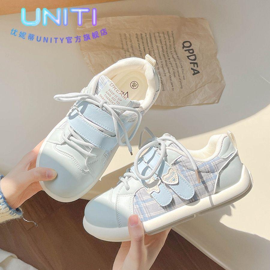 

Женские парусиновые туфли на липучках в корейском стиле, новинка 2025 года: Ретро белые немецкие кроссовки на толстой подошве, весенняя коллекция. Size 39