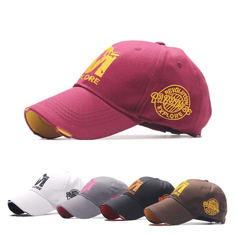 Spring and summer new M wolf baseball cap/Wolf-M Lee Minyu hat/embroidered wolf hip-hop hat