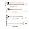 2Pcs/Set Wooden Handle Tongue Drum Sticks Silicone Drumstick Wooden Drum Hammer  Musical Instrument