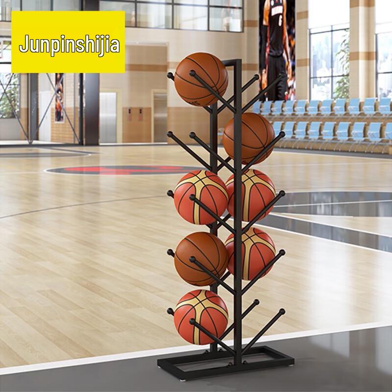 Movable Indoor Basketball Hoop with Sports Ball Storage