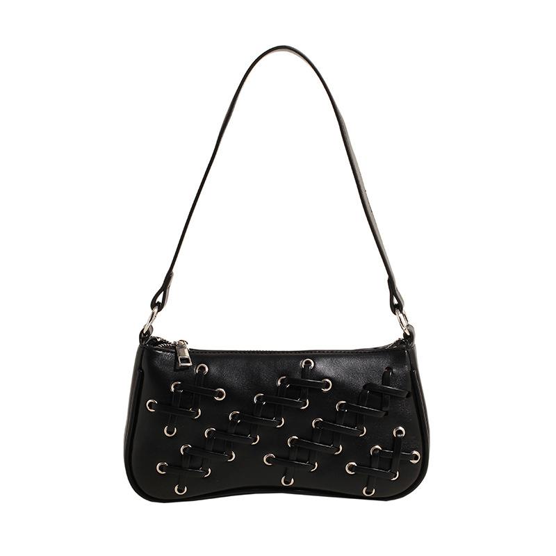 

Корейская нишевая женская сумка на одно плечо, повседневная розовая сумка через плечо на молнии, модная новая женская сумка-маятник из искусственной кожи