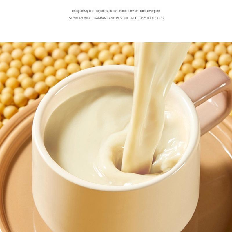 Soundproof Touch-Screen Soy Milk Maker: Quiet Heating, High-Speed Blending, No Residue, Multifunctional Cooking for Elderly Homes.