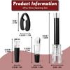 Aluminum Alloy Wine Bottle Opener Set ABS Air Pump Cork Remover Vacuum Wine Bottle Corkscrew