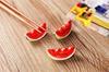 speed mao Cute Watermelon Ceramic Chopstick 2 Set of 6 Rests, Colors,