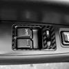 For Honda Prelude 1997-2001 Carbon Fiber Driver's Door Window Lift Switch Panel Cover Trim Car Accessories Decoration Sticker