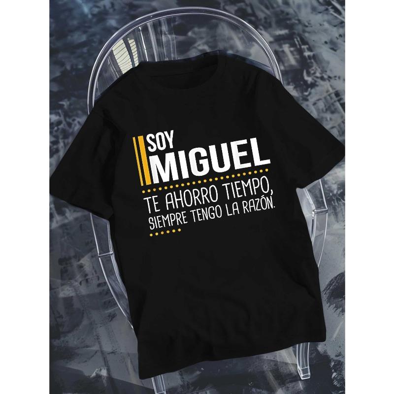 European sizes Funny Spanish Humor Name Men's Short Sleeve T-shirt Summer T-shirt Top