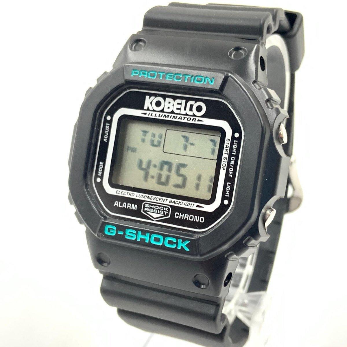 [Б/У] Кварцевые часы CASIO G-SHOCK KOBELCO Collaboration DW-5600VT Черные