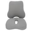 Seat Cushion and Lumbar Support Pillow Adjustable Memory Foam Chair Pad Back Cushion Seat Cushion