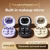 Noise Cancelling Bluetooth Headphones Makeup Mirror Case Sport Earphones For Sleep