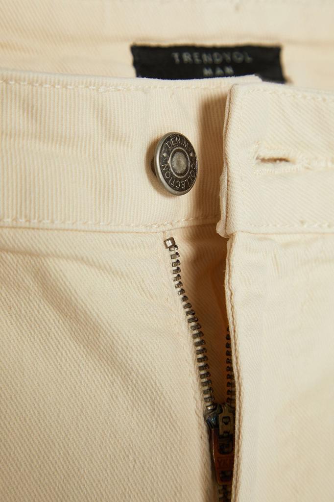 Men's Fashion New Shorts & Bermuda White Regular Fit Flexible Fabric Denim Jeans Shorts