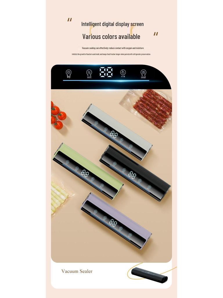 Automatic Vacuum Sealer - Portable Freshness Lock for Home