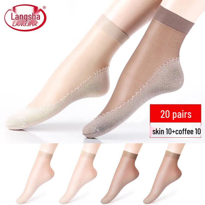 

LangSha Women s Ultra-Thin Anti-Snag Mid-Calf Socks