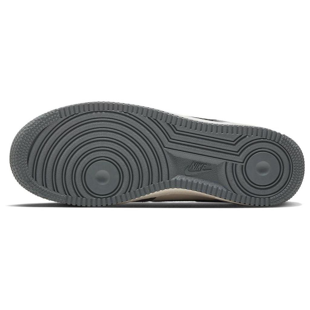 Nike Air Force 1 Leather Slip Resistant Durable Lightweight Low Top Skate Shoes Unisex Sneakers White Gray Black FD9063-100