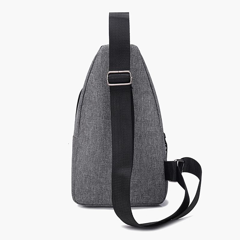 2025 New Men's Oxford Chest Bag Multi-functional Sports Outdoor Crossbody Bag Leisure Headset Shoulder Bag