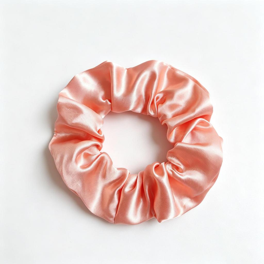 Satin Silk Hair Tie: High-End Women's Rubber Band for Elegant Buns