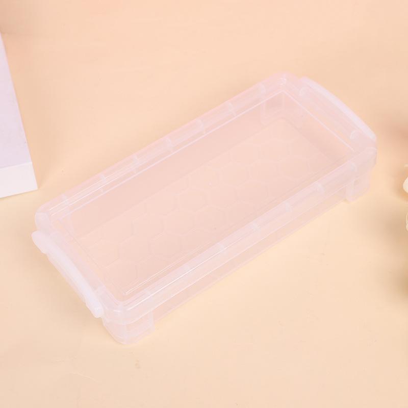 1PCS Large Capacity Pencil Box Minimalist Style Storage Organizer Box Painting Pencils Storage Box Office Supplies