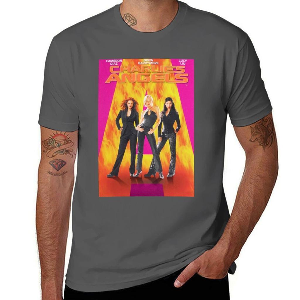 T-shirt Poster Charlie's Angels T-shirt Grafica Semplice