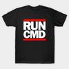 Asian Size Cotton Unisex Tshirt Print T-shirt Run CMD T-shirt No-Cut Print Regular Fit
