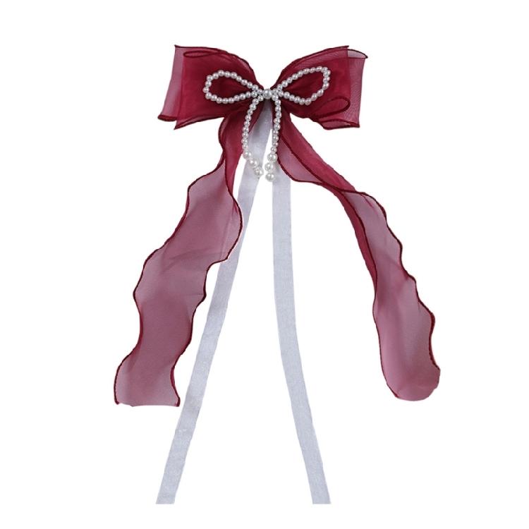 Decorative Bowknot Curtain Holdbacks Durable Polyester Fabric 80cm Length For Bedroom Dining Room Wedding Party Setups