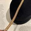 New in silver  Hollow out dazzling Diamond bracelet for women High Quality Light Luxury Shining Chain bangles Fashion