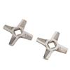 2Pcs Fleischwolf Klingen Universal Edelstahl Messer Cutter Ersatz für Mühlen