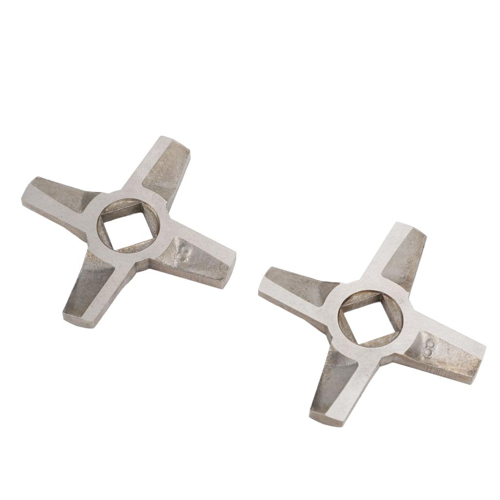 2Pcs Fleischwolf Klingen Universal Edelstahl Messer Cutter Ersatz für Mühlen