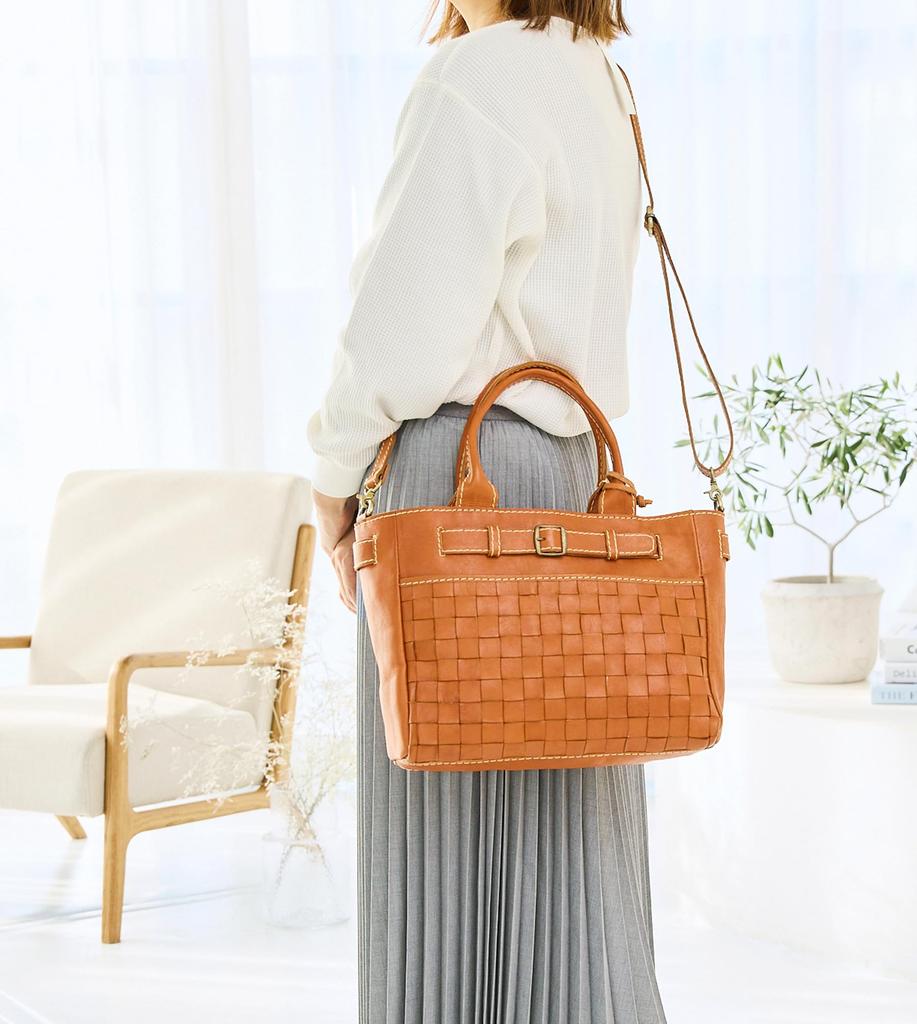 ZUCCHERO Women's Genuine Leather 2-Way Crossbody Shoulder Bag 49986